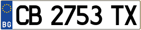 Truck License Plate